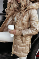 Edith - Langärmelig Kapuze Jacke Mit Taschen