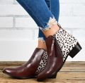 Sophie - Bequeme rutschfeste Stiefel mit Absätzen und Reißverschluss