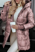 Edith - Langärmelig Kapuze Jacke Mit Taschen