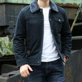 Oliver - Langärmelige Vlies Auskleidung Denim Jacke Mit Schaltflächen