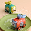 TootleTrek – Mini Eisenbahnspielzeug mit Tiergesichtern Pfeifgeräuschen und Berührungsreaktionen