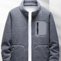 Berengar - Langärmelig Vlies Gefüttert Reißverschluss Jacke Mit Taschen