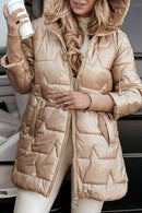 Edith - Langärmelig Kapuze Jacke Mit Taschen
