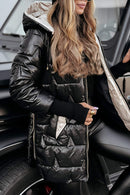 Edith - Langärmelig Kapuze Jacke Mit Taschen