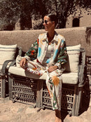 Lana – Stilvolles Urlaubs-Outfit-Set mit langen Ärmeln und lässiger Hose