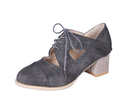 Tessa - Vintage Schnürschuhe mit rutschfester Sohle für mehr Komfort