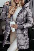 Edith - Langärmelig Kapuze Jacke Mit Taschen