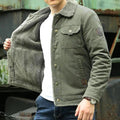 Oliver - Langärmelige Vlies Auskleidung Denim Jacke Mit Schaltflächen