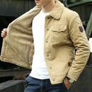 Oliver - Langärmelige Vlies Auskleidung Denim Jacke Mit Schaltflächen