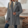 Clara - Warmer Langärmelig Reversmantel Mit Schaltflächen