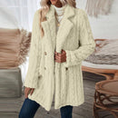 Clara - Warmer Langärmelig Reversmantel Mit Schaltflächen