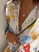 Lana – Stilvolles Urlaubs-Outfit-Set mit langen Ärmeln und lässiger Hose