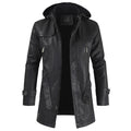 Bruno - Langärmelige Mitte Länge Kapuze Jacke Mit Gürtel
