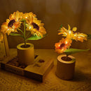 FloraNest - Sonnenblume LED Lampe Kabellose künstliche Blume Licht für Wohnkultur