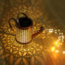 SolarGlow - Kabellose LED Solar Gießkanne mit Lichtern für Gartendekoration im Freien