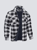 Bruno - Lässige Langärmelig Gestreift Jacke Mit Knöpfen
