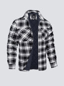 Bruno - Lässige Langärmelig Gestreift Jacke Mit Knöpfen
