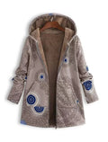 Frida - Langarmjacke mit Kapuze Reißverschluss und Taschen