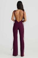 Elke - Ärmellos Rückenfrei Lange Spaghetti Jumpsuit