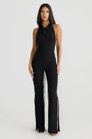 Elke - Ärmellos Rückenfrei Lange Spaghetti Jumpsuit
