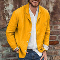 Ethan - Lässige Langärmelig Lose Knöpfen Jacke