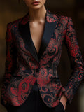 Clara – Stylischer Langarm Blazer mit Reverskragen und Taschen