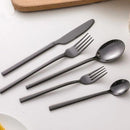 TableLuxe - Besteck Komplettset mit Gabeln Messern Löffeln und Teelöffeln