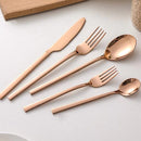 TableLuxe - Besteck Komplettset mit Gabeln Messern Löffeln und Teelöffeln