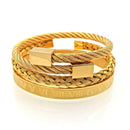 LuxeStrap - Stilvolles HerrenArmband Set