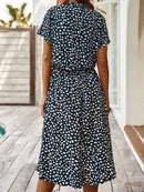 EleganceCharm - Kleid Mit PunkteDruck