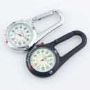 TrailSync – Outdoor Uhr mit rundem Zifferblatt und Karabinerhaken