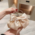 Louisa – Leichte Handtasche mit elegantem Schleifen Entwerfen und Ketten Schultergurt