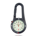TrailSync – Outdoor Uhr mit rundem Zifferblatt und Karabinerhaken