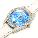Madita – Stilvolle Uhr mit Wolfszifferblatt und gepolstertem verstellbarem Armband