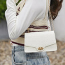 Jasmina – Modische Großraum Handtasche mit Schnalle und verstellbarem Riemen