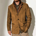 Claus - Langärmelig Vintage Jacke Mit Schaltflächen