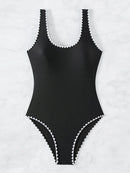 Monika – Stylischer One Piece Badeanzug mit rückenfreiem Entwerfen