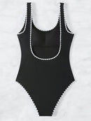 Monika – Stylischer One Piece Badeanzug mit rückenfreiem Entwerfen