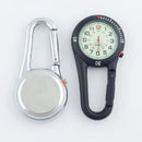 TrailSync – Outdoor Uhr mit rundem Zifferblatt und Karabinerhaken