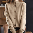 Lea - Warm Langärmelig Pullover Mit Schaltflächen