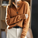 Lea - Warm Langärmelig Pullover Mit Schaltflächen