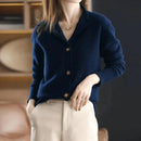 Lea - Warm Langärmelig Pullover Mit Schaltflächen