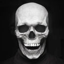 SpookJaw - Bewegliche Kiefer Realistische Vollkopf Schädelmaske für Halloween Party und Cosplay