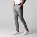 Yannik - Elegante Schlanke Passform Hose mit elastischer Taille und Knopf