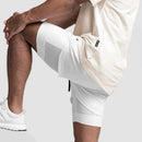 Adrean - Bequeme Trainingsshorts mit verstellbarem Kordelzug und Taschen