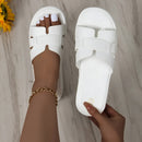 Tilana - Bequeme Flip Flops Sandalen mit dickem Boden und rutschfester