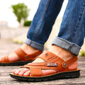 Albert - Stützende Sandalen mit rutschfester Sohle und verstellbaren Klettverschlussriemen