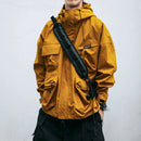 Carl - Wetterfest Langärmelig Lose Kapuze Jacke