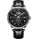 Torsten – Luxuriöse wasserdichte Uhr mit rundem Zifferblatt und strapazierfähigem Armband