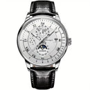 Torsten – Luxuriöse wasserdichte Uhr mit rundem Zifferblatt und strapazierfähigem Armband